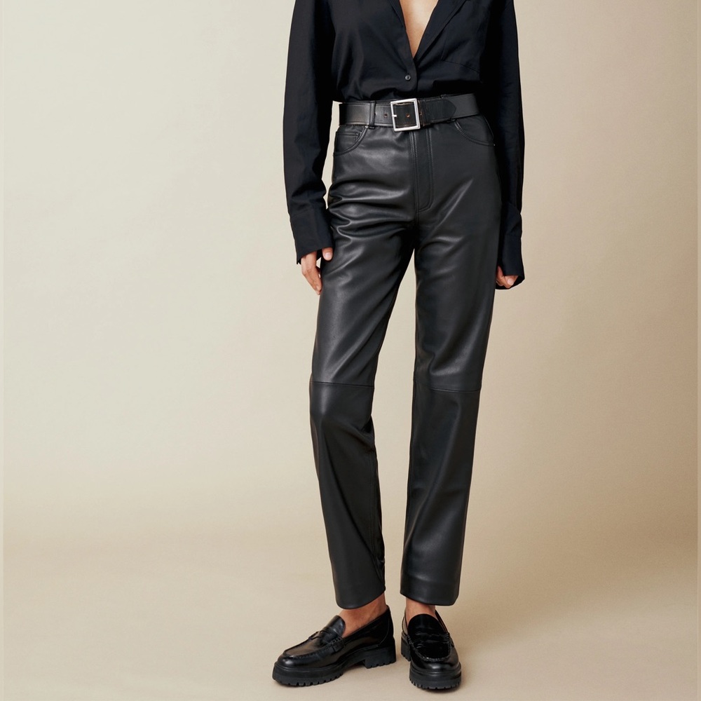 Reformation Veda Cynthia Leather Pant